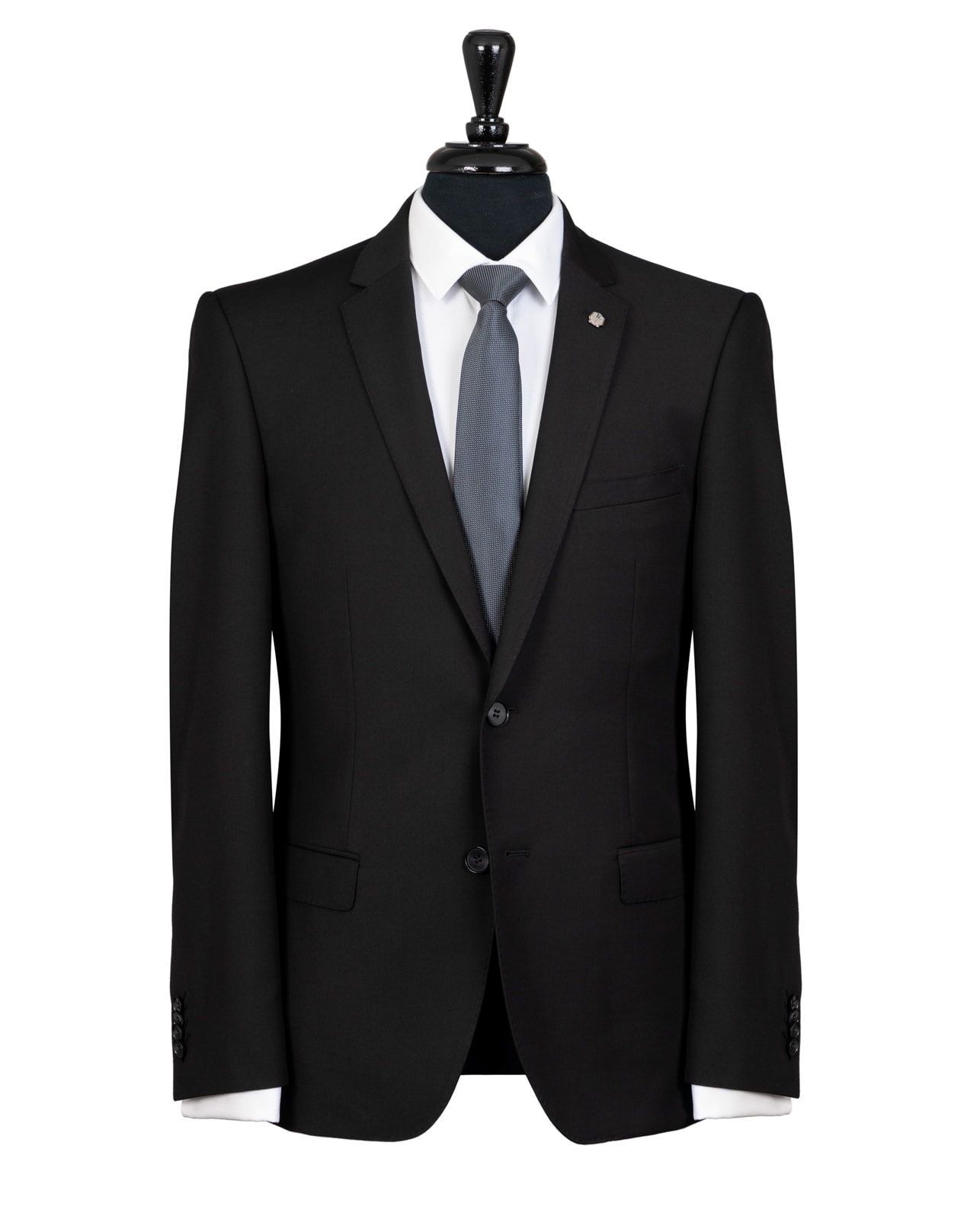 Basic black David Bruton suit